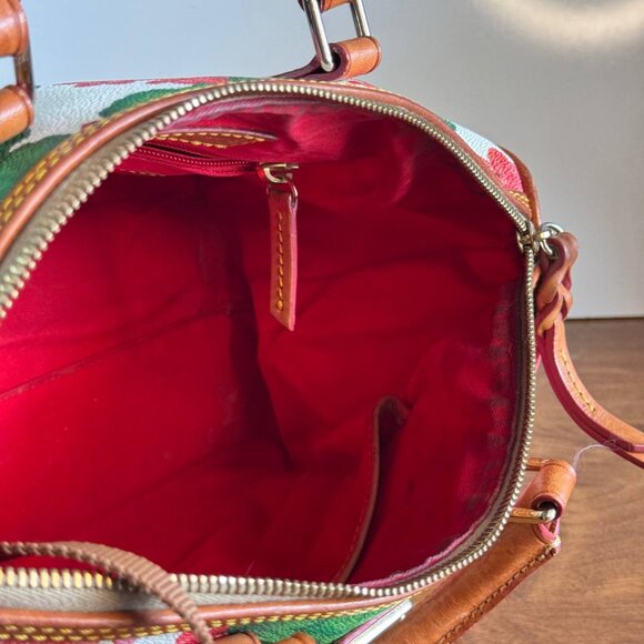 Dooney & Bourke Pink Hydrangea Medium Satchel Purse - Picture 10 of 14